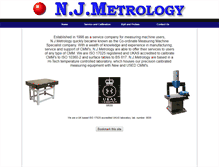 Tablet Screenshot of njmetrology.com